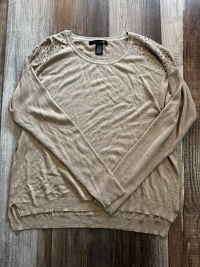 89th & Madison Beige Knit Sweater